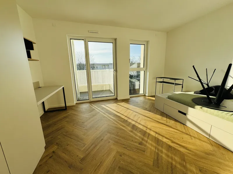 Süd-Balkon mit EBK und voll möbliert Apartement! — photo 1